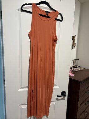 Beyond Yoga Orange Tank Maxi Dress
